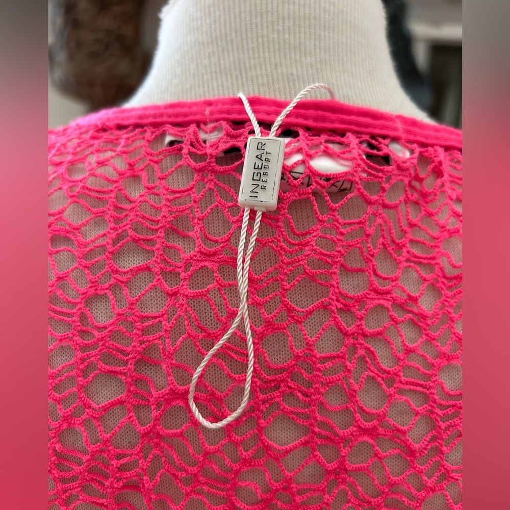 Ingear Resort Pink Lace Swim Cover-Up - Picture 6 of 7